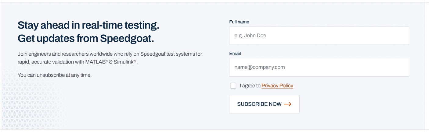 Newsletter module
